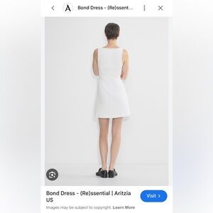 Babaton White Mini Dress